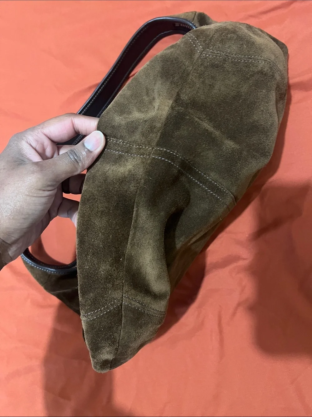 Coach Suede Ergo Hobo 9222
